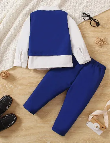 Costum Shein Kids, albastru