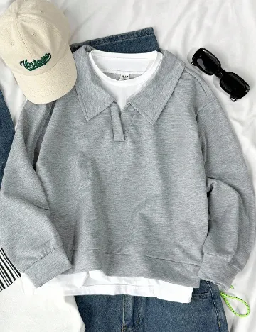 Bluza Shein Kids, gri