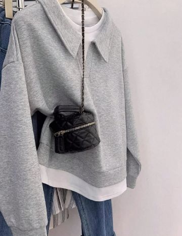 Bluza Shein Kids, gri