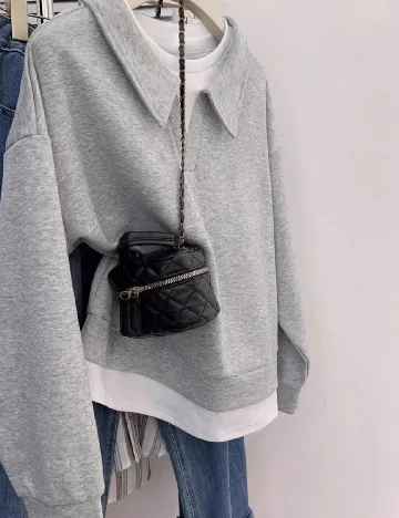 Bluza Shein Kids, gri