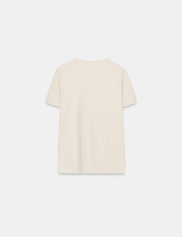 Tricou Zara, crem