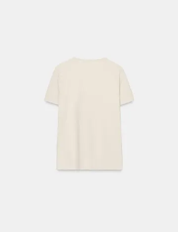 Tricou Zara, crem