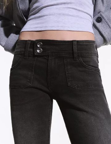 Blugi Bershka, negru