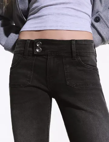 Blugi Bershka, negru