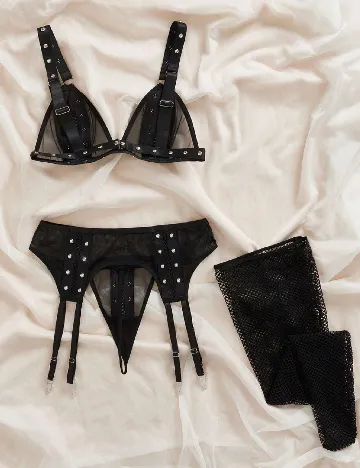 Set lenjerie SHEIN, negru