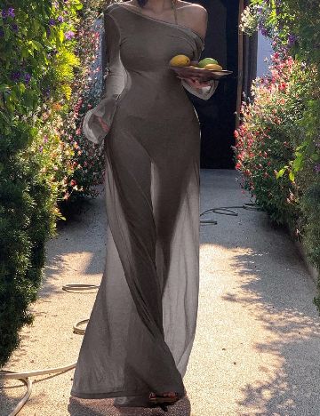 Rochie de plaja Dazy, gri
