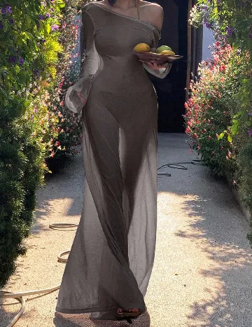 Rochie de plaja Dazy, gri