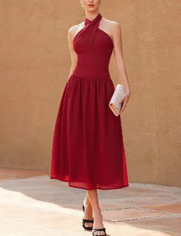 Rochie medie SHEIN, rosu