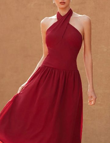 Rochie medie SHEIN, rosu