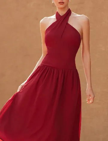 Rochie medie SHEIN, rosu