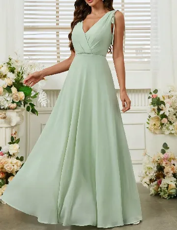 Rochie lunga Ever-Pretty, verde
