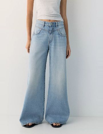 Blugi Pull&Bear, albastru