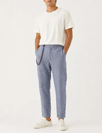 Pantaloni Zara, albastru