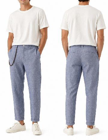 Pantaloni Zara, albastru
