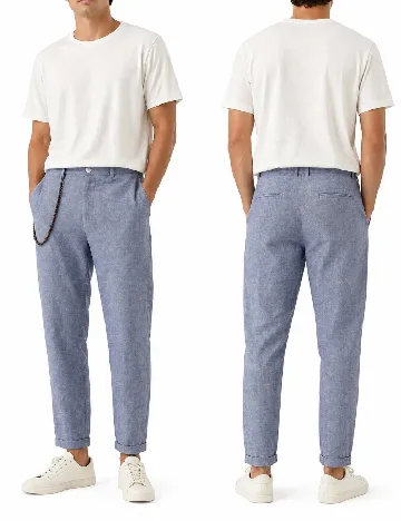 Pantaloni Zara, albastru