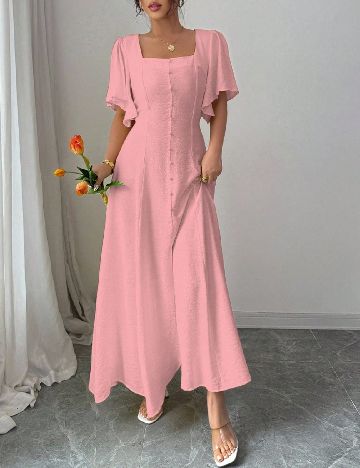 Rochie lunga SHEIN, roz