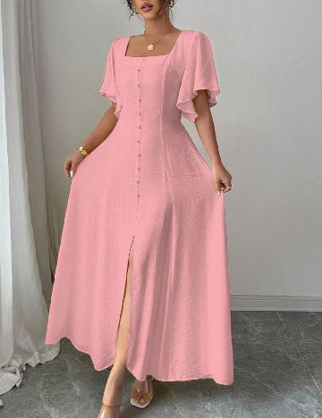 Rochie lunga SHEIN, roz