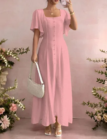 Rochie lunga SHEIN, roz