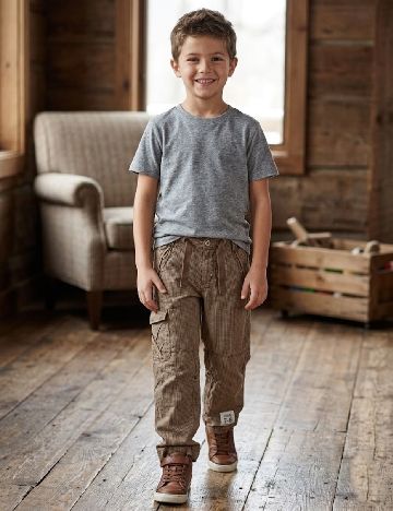 Pantaloni Zara, maro