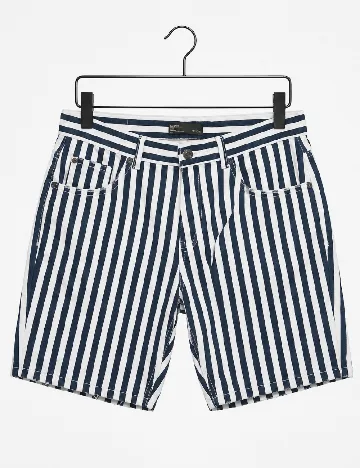 Pantaloni scurti Bershka, bleumarin