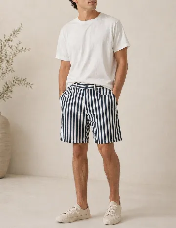 Pantaloni scurti Bershka, bleumarin