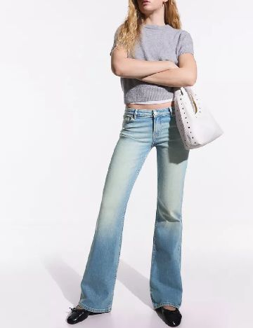 Blugi Bershka, albastru