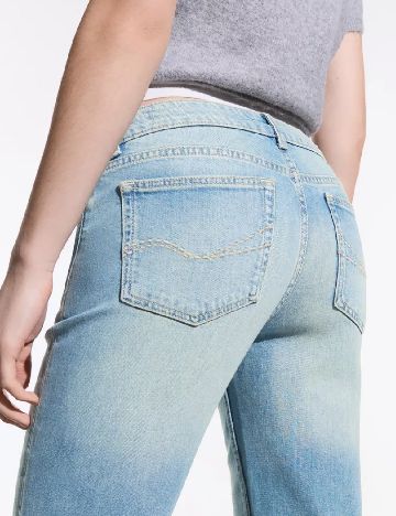 Blugi Bershka, albastru