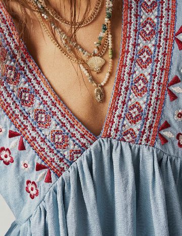 Bluza SHEIN CURVE, albastru