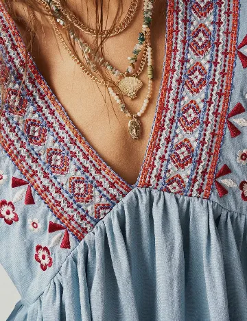 Bluza SHEIN CURVE, albastru