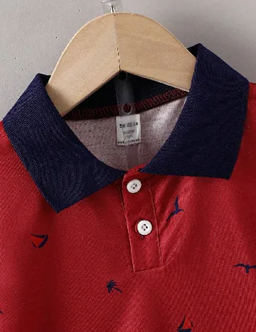 Compleu Shein Kids, bleumarin/rosu