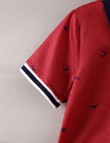 Compleu Shein Kids, bleumarin/rosu