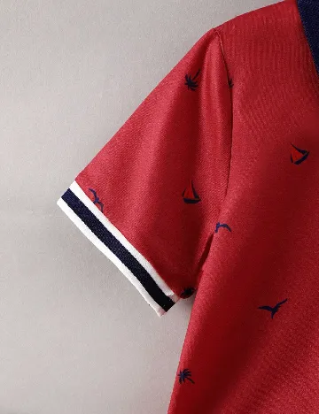 Compleu Shein Kids, bleumarin/rosu