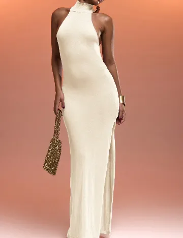 Rochie lunga SHEIN, galben deschis