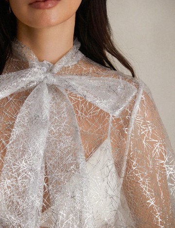 Camasa SHEIN, argintiu