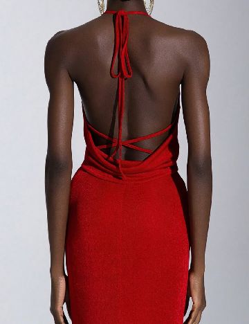 Rochie lunga SHEIN, rosu