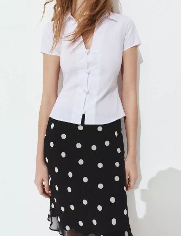 Camasa Pull&Bear, alb