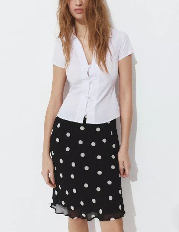 Camasa Pull&Bear, alb