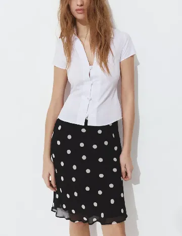 Camasa Pull&Bear, alb