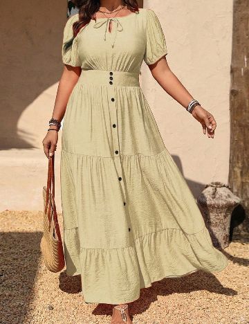 Rochie lunga SHEIN CURVE, bej