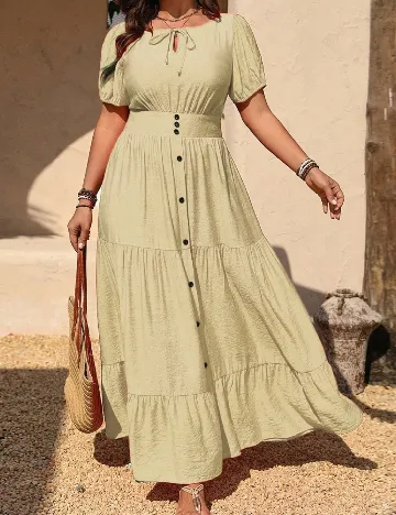 Rochie lunga SHEIN CURVE, bej