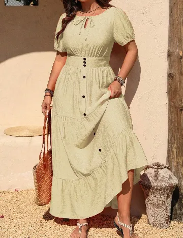 Rochie lunga SHEIN CURVE, bej