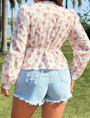 Bluza SHEIN CURVE, floral