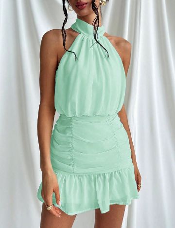 Rochie scurta SHEIN, turcoaz