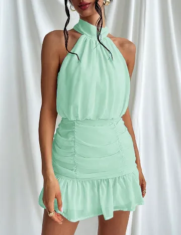 Rochie scurta SHEIN, turcoaz