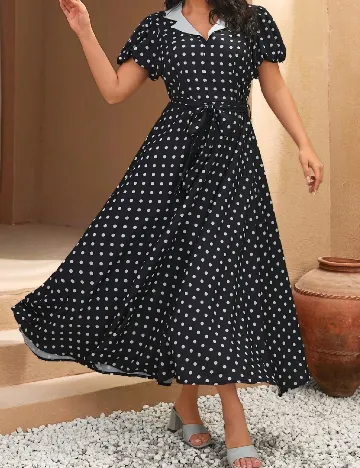 Rochie lunga SHEIN CURVE, negru