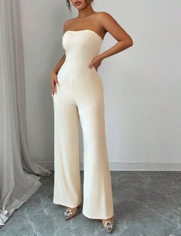 Salopeta SHEIN, crem