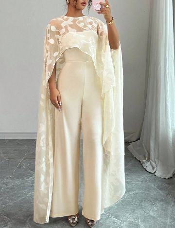 Salopeta SHEIN, crem