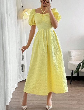 Rochie medie SHEIN, galben