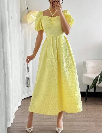 Rochie medie SHEIN, galben