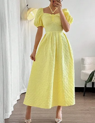 Rochie medie SHEIN, galben